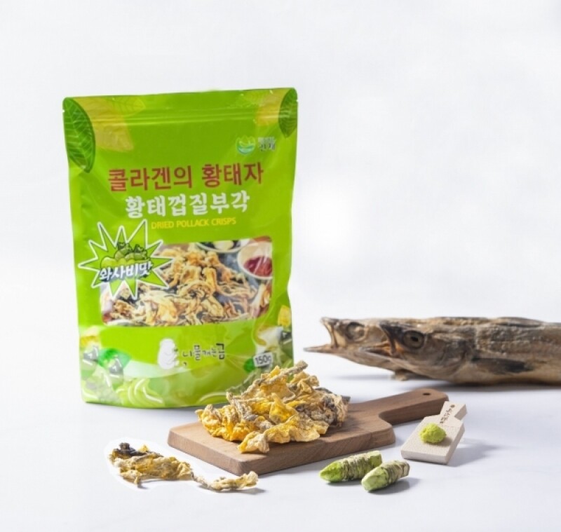 나물캐는곰 협동조합,곰푸드 황태껍질부각4종 부각1종 130g