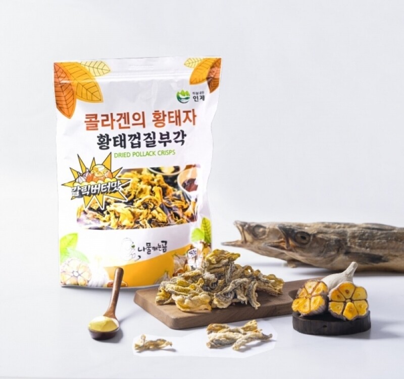 나물캐는곰 협동조합,곰푸드 황태껍질부각4종 부각1종 130g