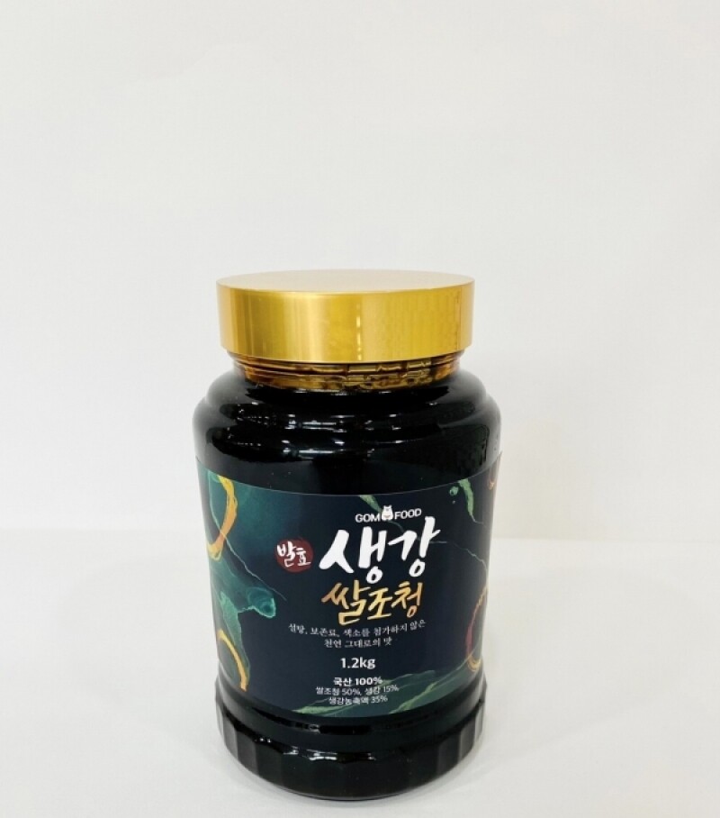 나물캐는곰 협동조합,곰푸드 발효쌀조청 5종(도라지,생강,더덕,흑마늘,홍삼)