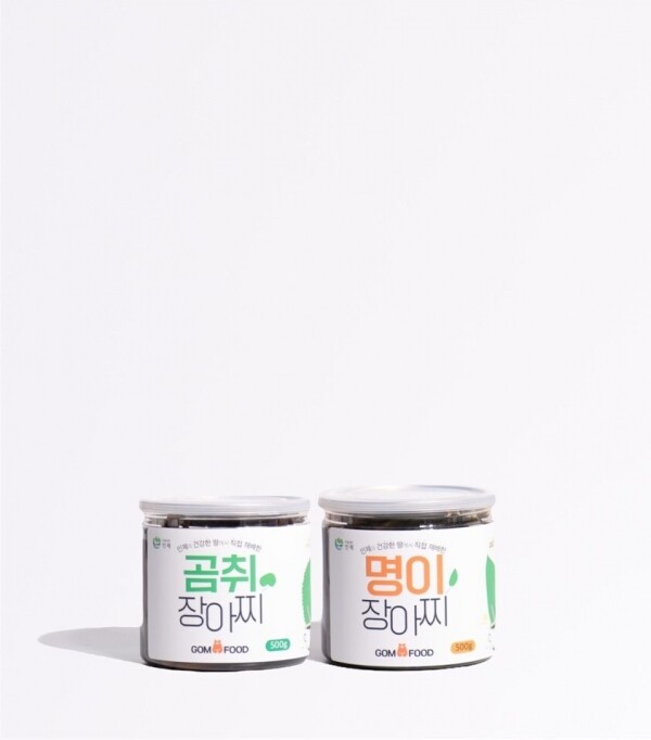 곰푸드 장아찌 2종(명이장아찌,곰취장아찌) 500g