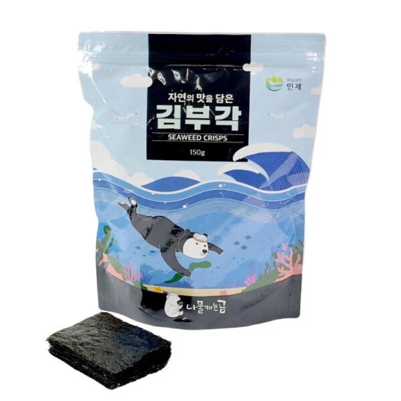 나물캐는곰 협동조합,[고향사랑기부제] 곰푸드 황태껍질부각4종 부각1종 130g